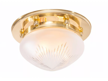 PARIS 25/2 - Brass ceiling light by Patinas Lighting - view 2